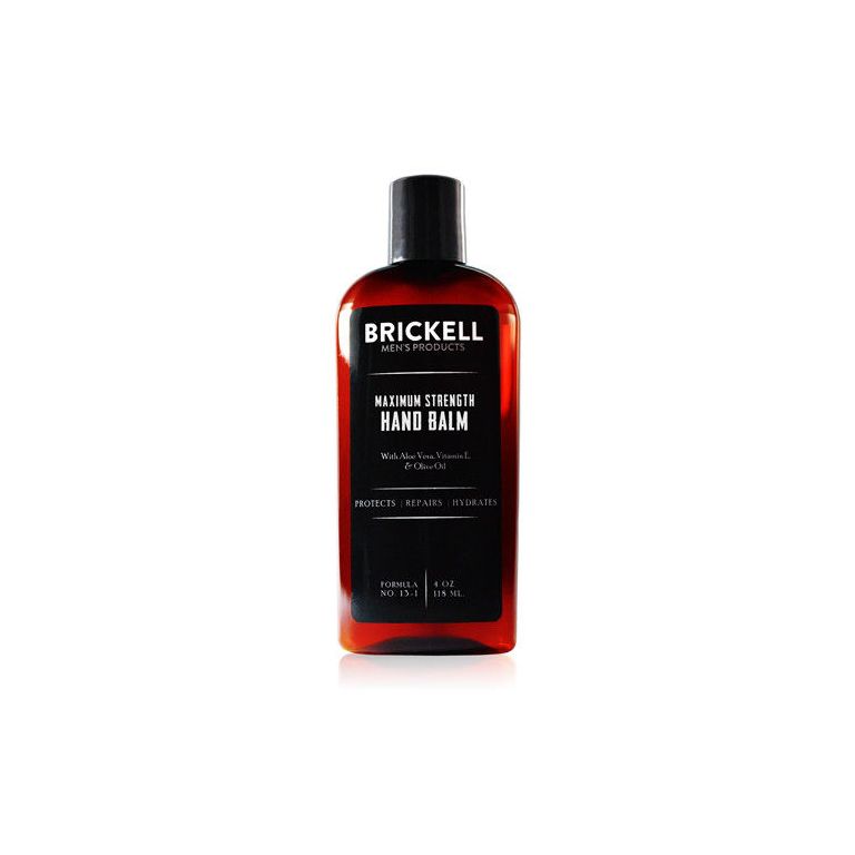 Brickell Men's Maximum Strength Hand Balm 118 ml.