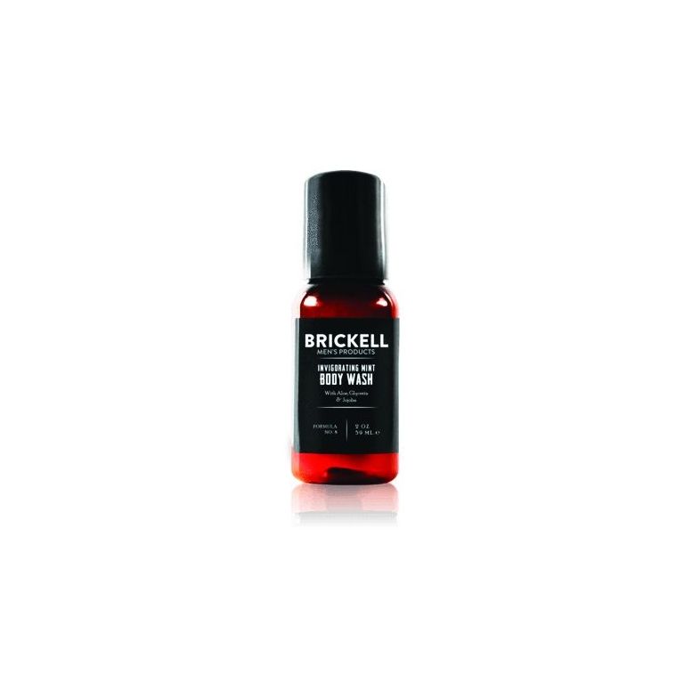 Brickell Men's Invigorating Mint Body Wash Travel 59 ml.