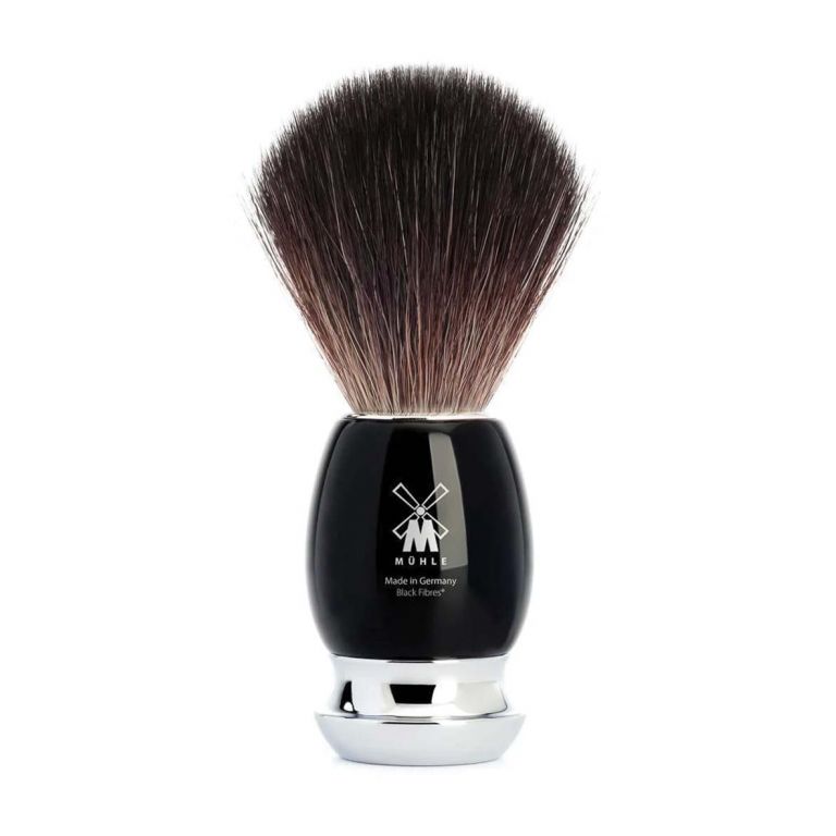 Muhle Black Fibre Shaving Brush - Vivo - Black Resin (M)