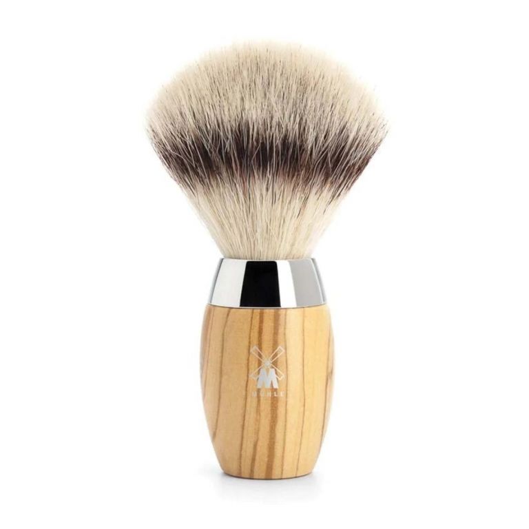 Muhle Silvertip Fibre Shaving Brush - Kosmo - Olive (M)