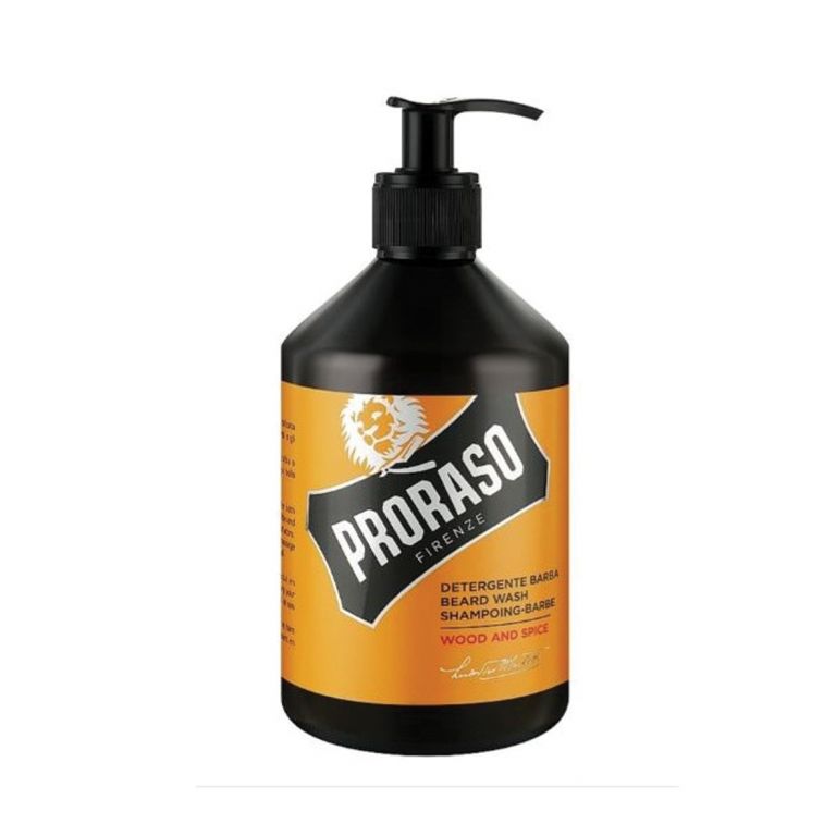 Proraso Beard Wash Wood and Spice 500 ml.