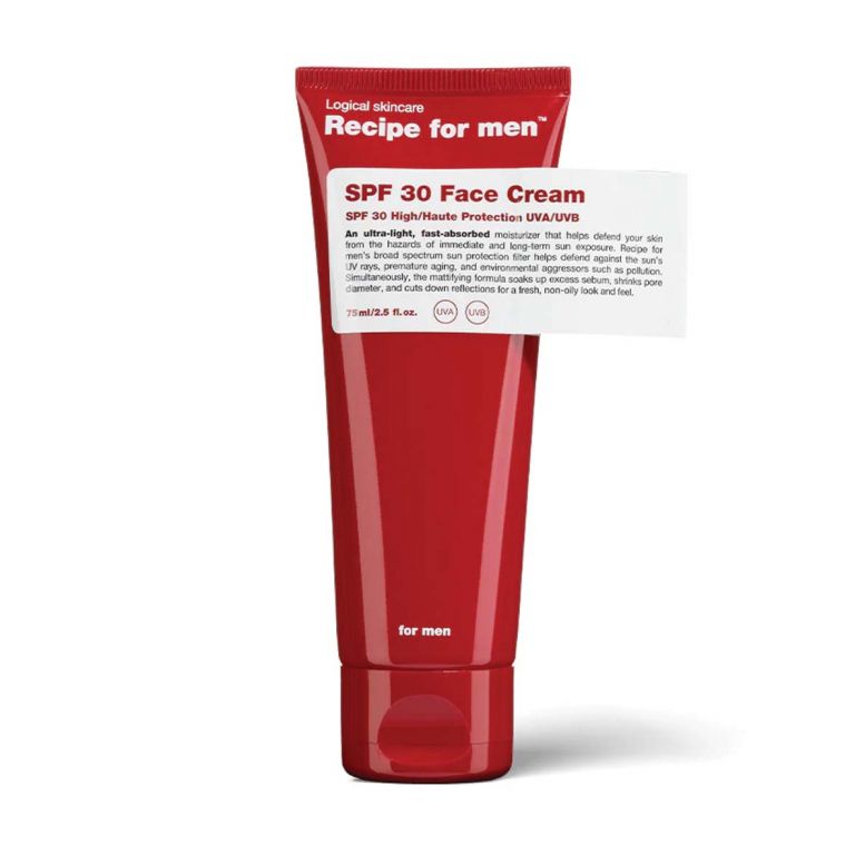 Recipe for Men SPF 30 Face Cream 75 ml.