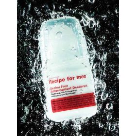 Recipe For Men Alcohol Free Antiperspirant Deodorant 60 ml.
