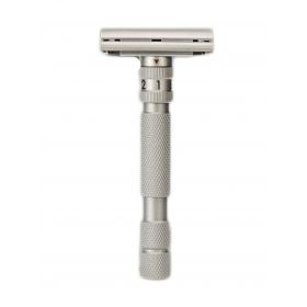 Rockwell T2 Safety Razor - Stainless Steel Matte