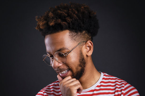 Faded Undercut Afro Summer 2020 Hairstyle