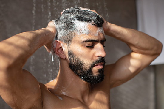 Shampoo zonder siliconen voor mannen
