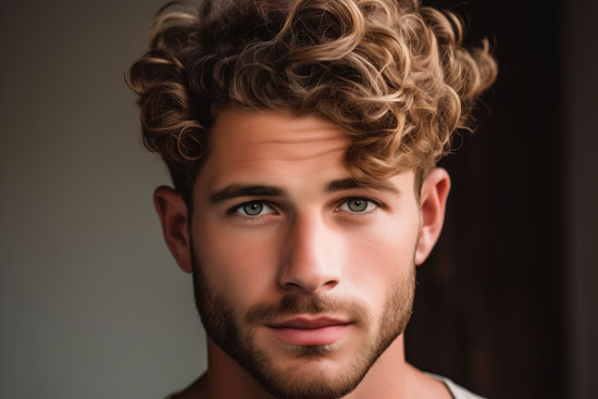 curly men's hairstyles