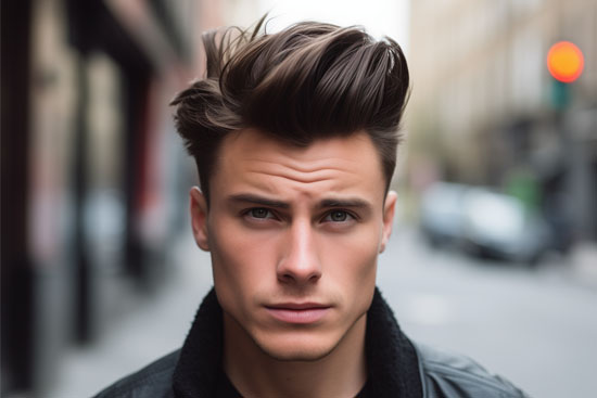 Quiff hairstyle