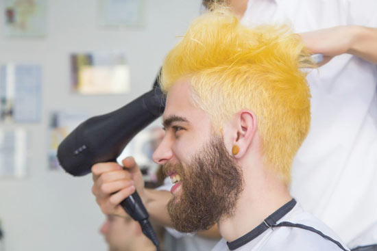 bleached blonde