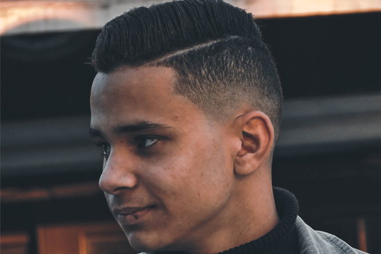 side-part with hard-part